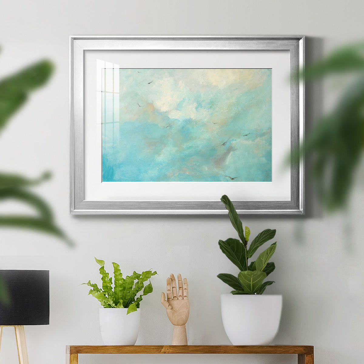 Flying Home  Premium Framed Print - Ready to Hang