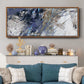 Blue Noise I - Floater Framed Canvas Print