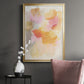 Warm Petals I - Modern Framed Canvas Print