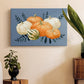 Autumn Orange & Blues I Premium Gallery Wrapped Canvas - Ready to Hang