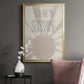 Sunshine - Modern Framed Canvas Print
