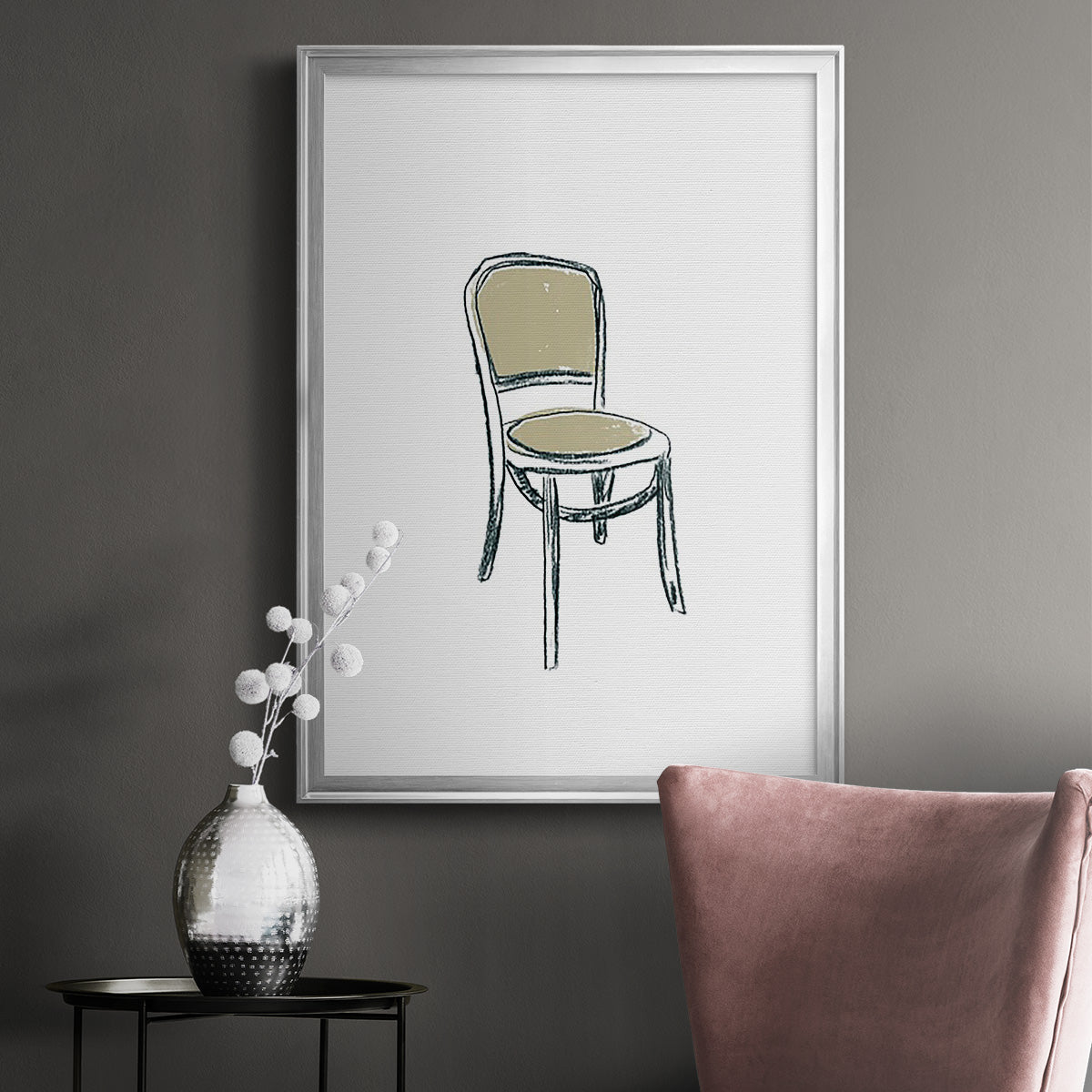 Take a Seat XI - Modern Framed Canvas Print
