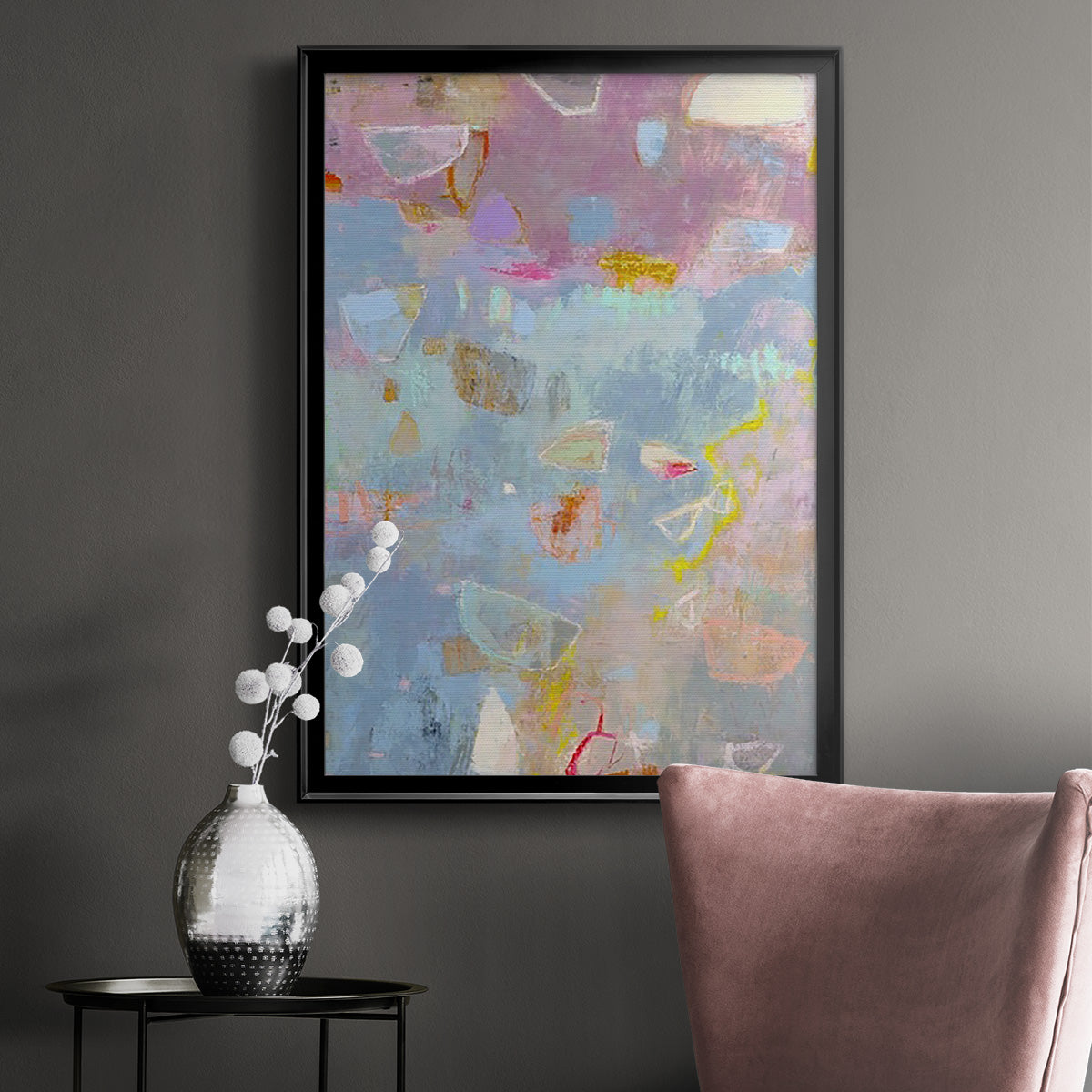 Whilst II - Modern Framed Canvas Print