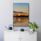 Molten Gold - Floater Framed Canvas Print