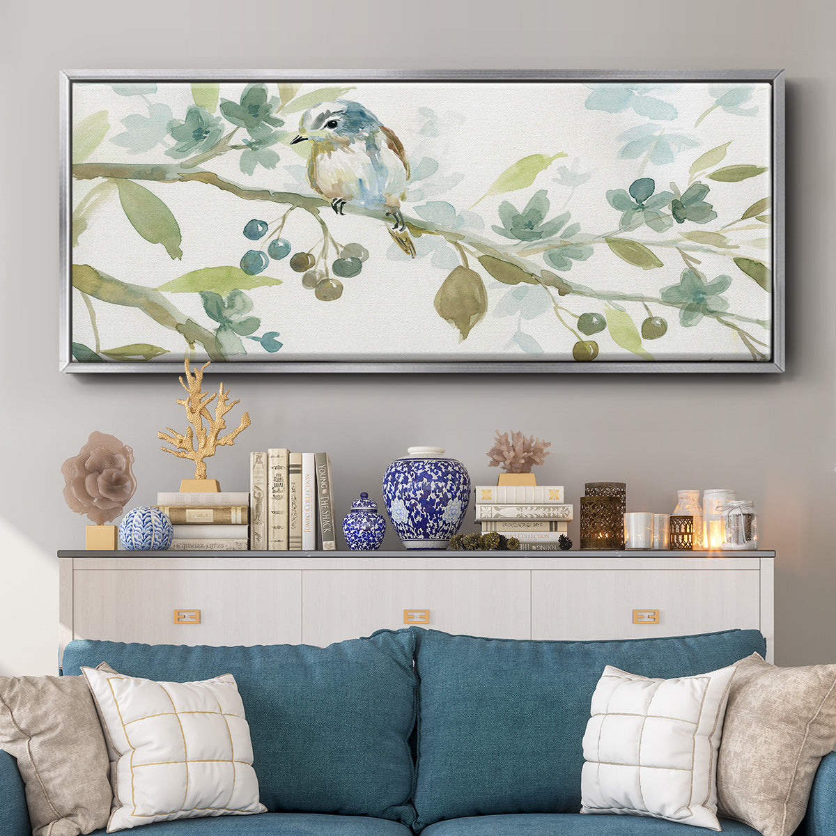 Beginning of Spring II - Floater Framed Canvas Print