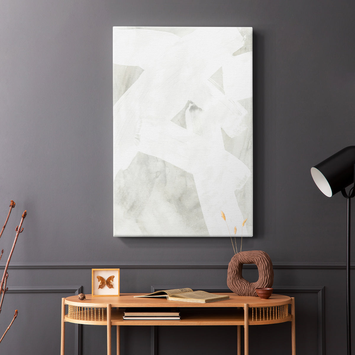 Stone Brush I - Canvas Art Print