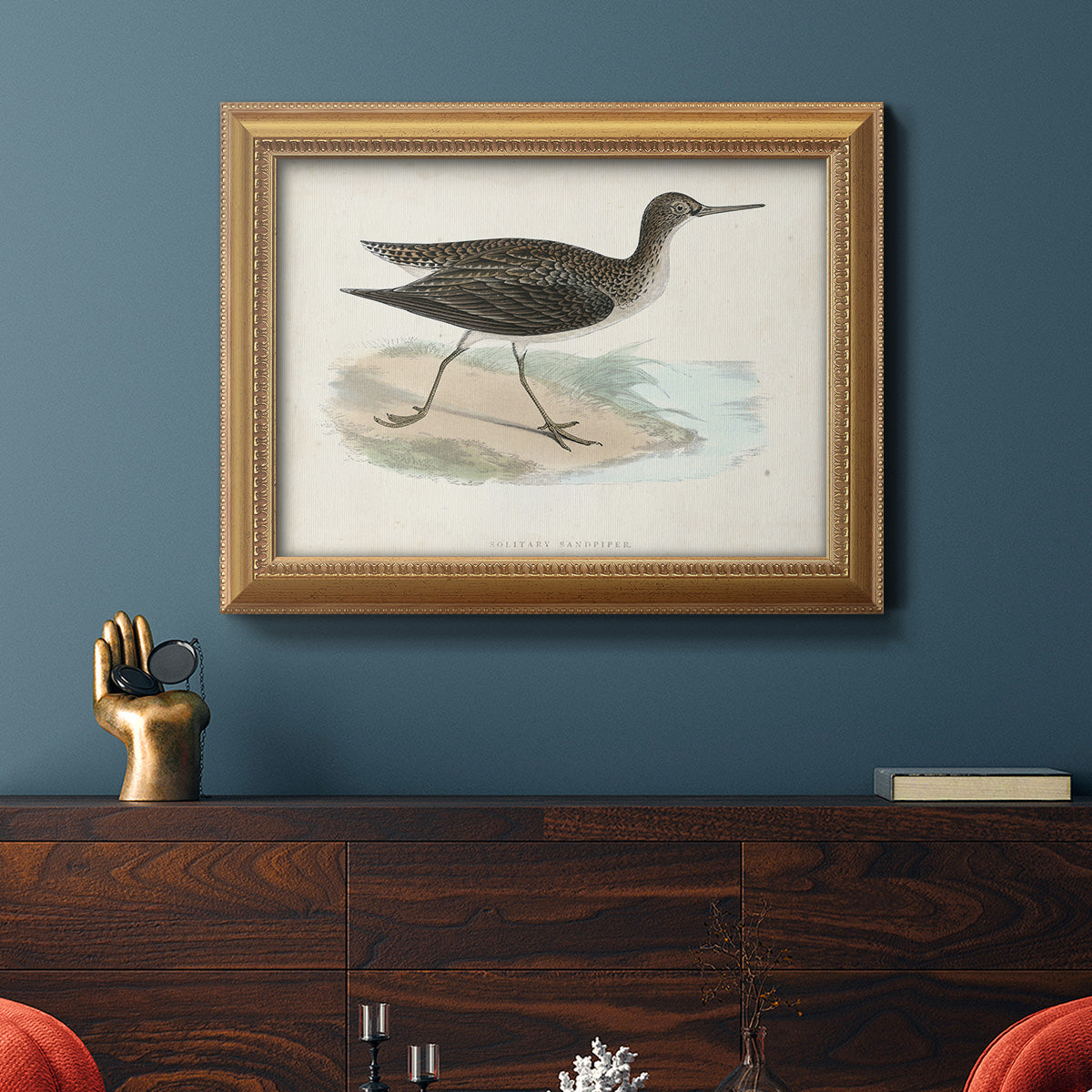 Morris Sandpipers VII Premium Framed Canvas- Ready to Hang