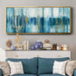Abstract Saturnia - Floater Framed Canvas Print