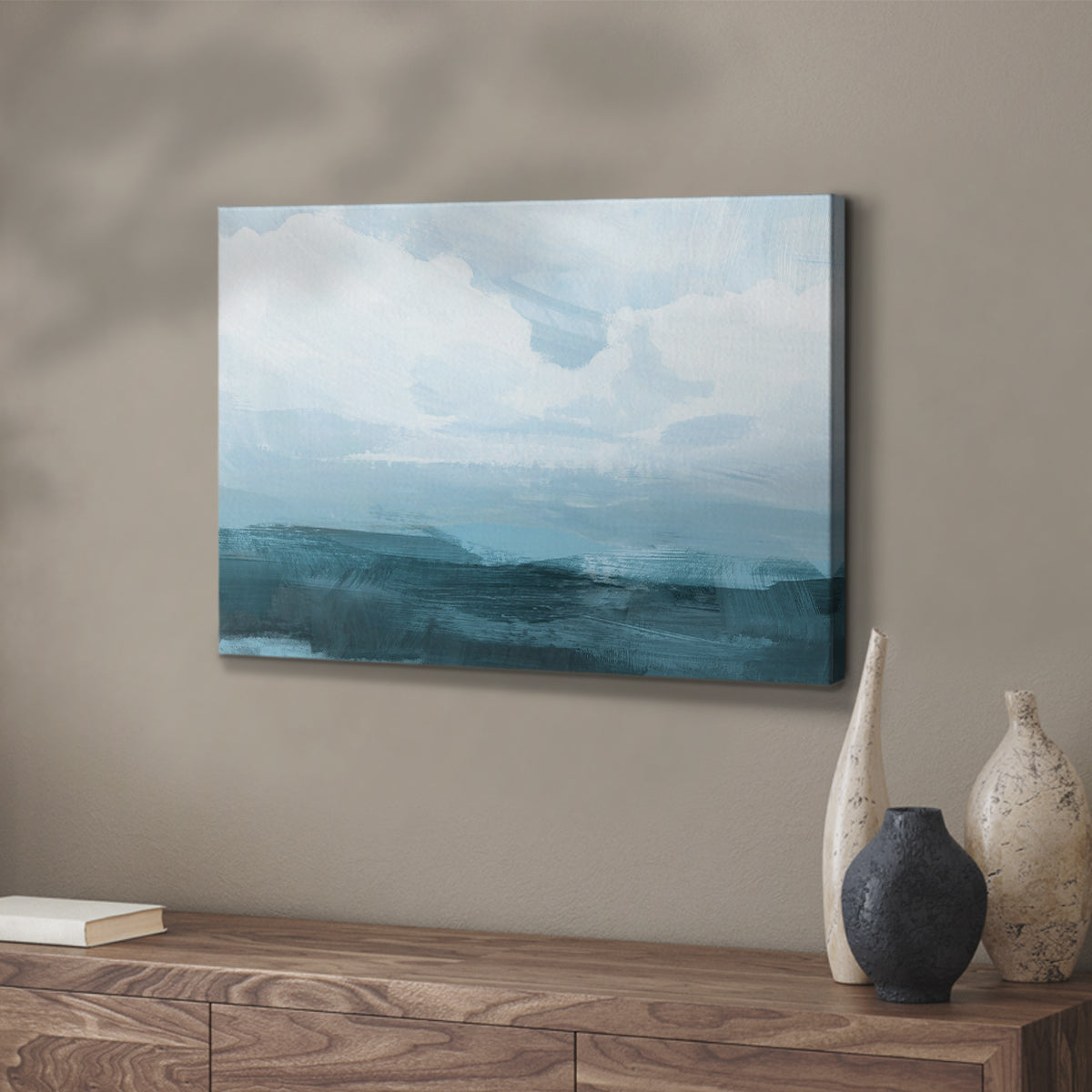 Azure Rising III - Canvas Art Print