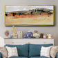 Bridges Ochre II - Floater Framed Canvas Print