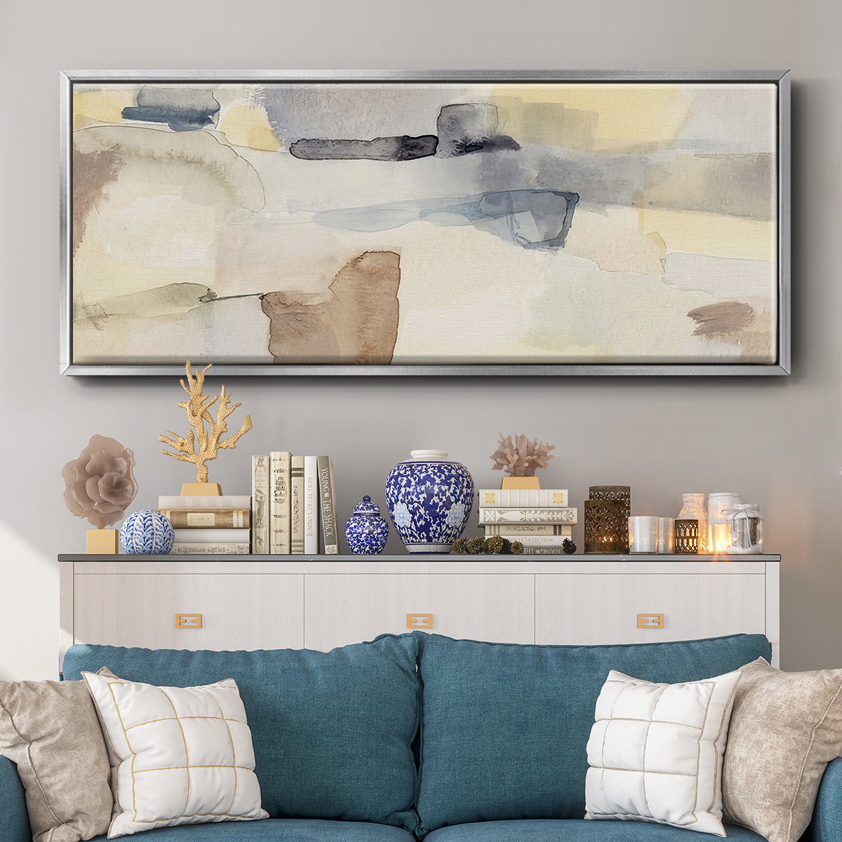 Eventide Sunset II - Floater Framed Canvas Print