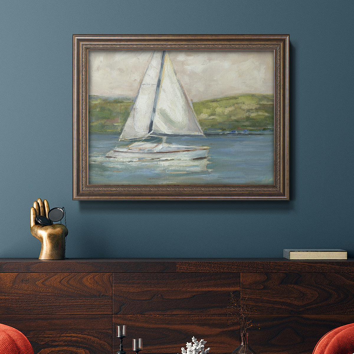 Off the Coast I Premium Framed Canvas- Ready to Hang