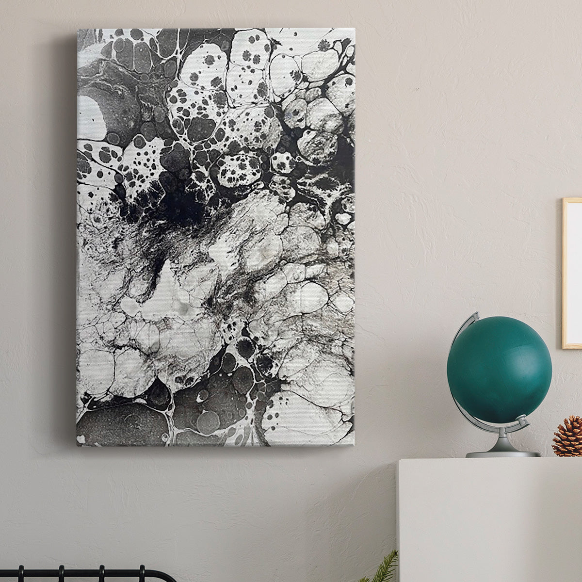 Marbling IX - Canvas Art Print