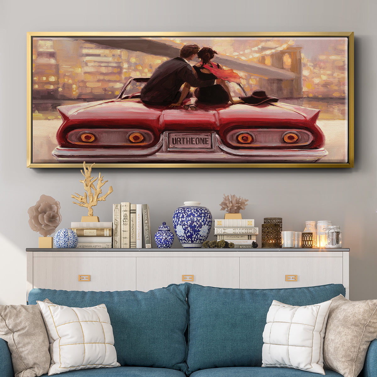 You Are The One - Floater Framed Canvas Print