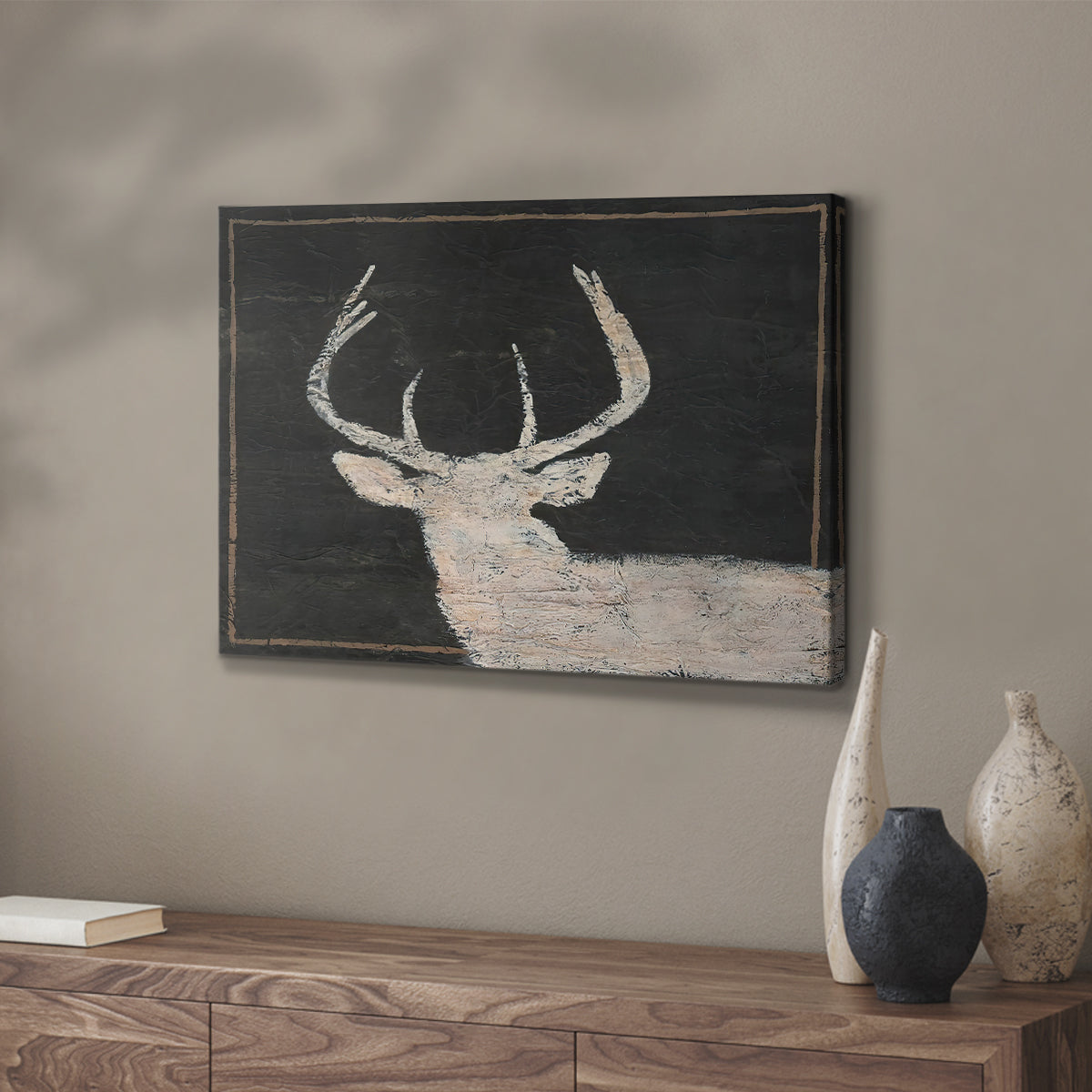Brow Tine Deer I - Canvas Art Print