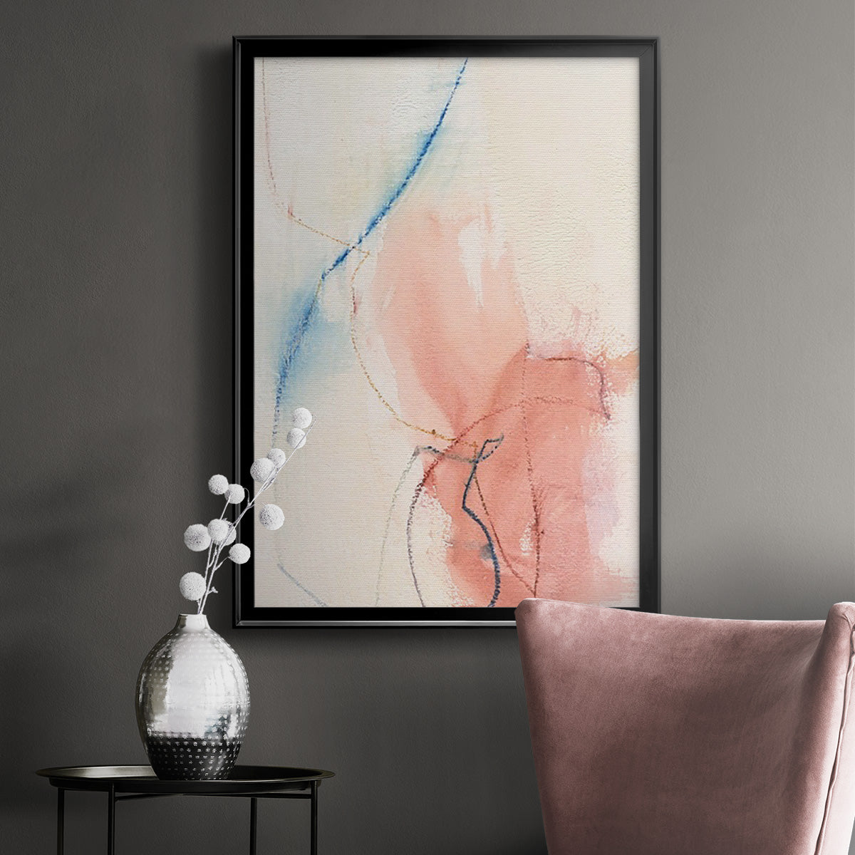 Barxan II - Modern Framed Canvas Print
