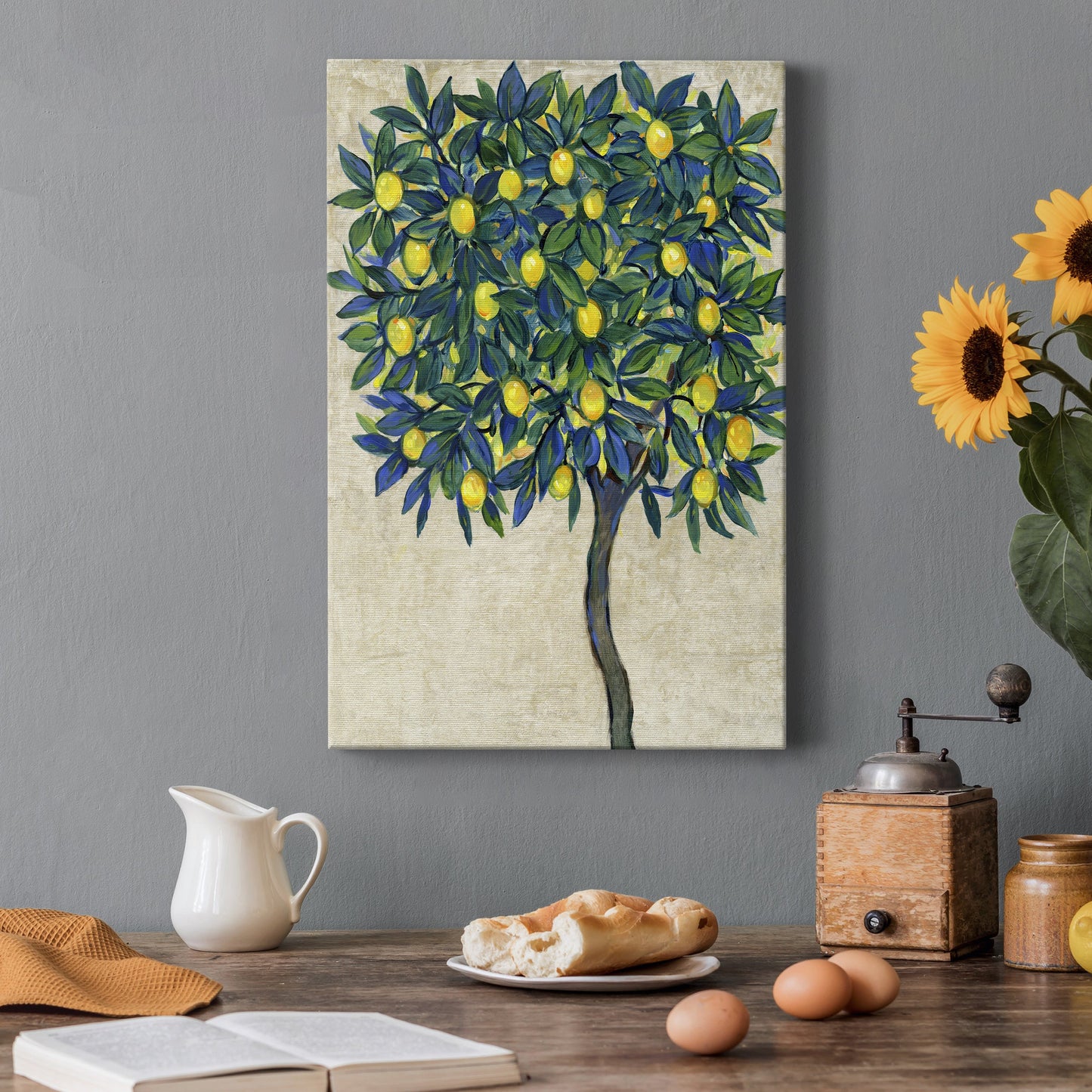 Lemon Tree Composition I Premium Gallery Wrapped Canvas - Ready to Hang