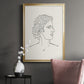 Greek Busts I - Modern Framed Canvas Print