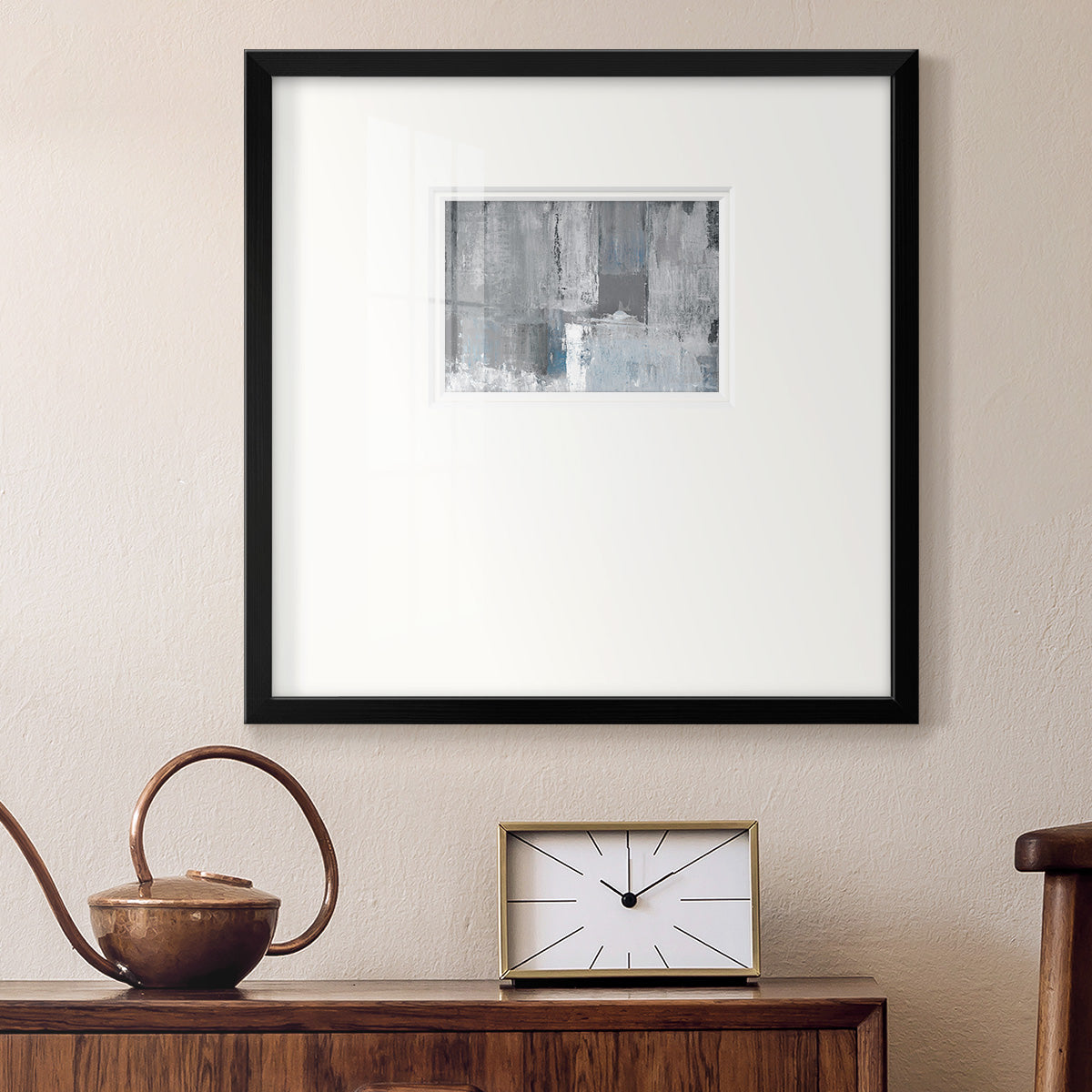 Tranquil Blues Premium Framed Print Double Matboard