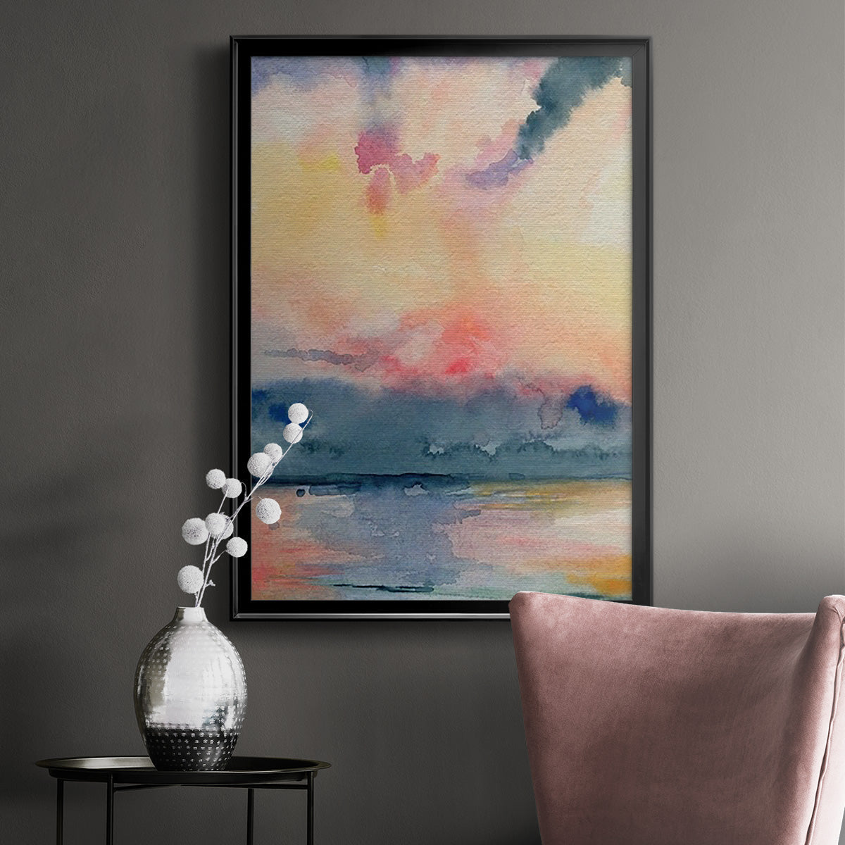 Prism Seascape II - Modern Framed Canvas Print