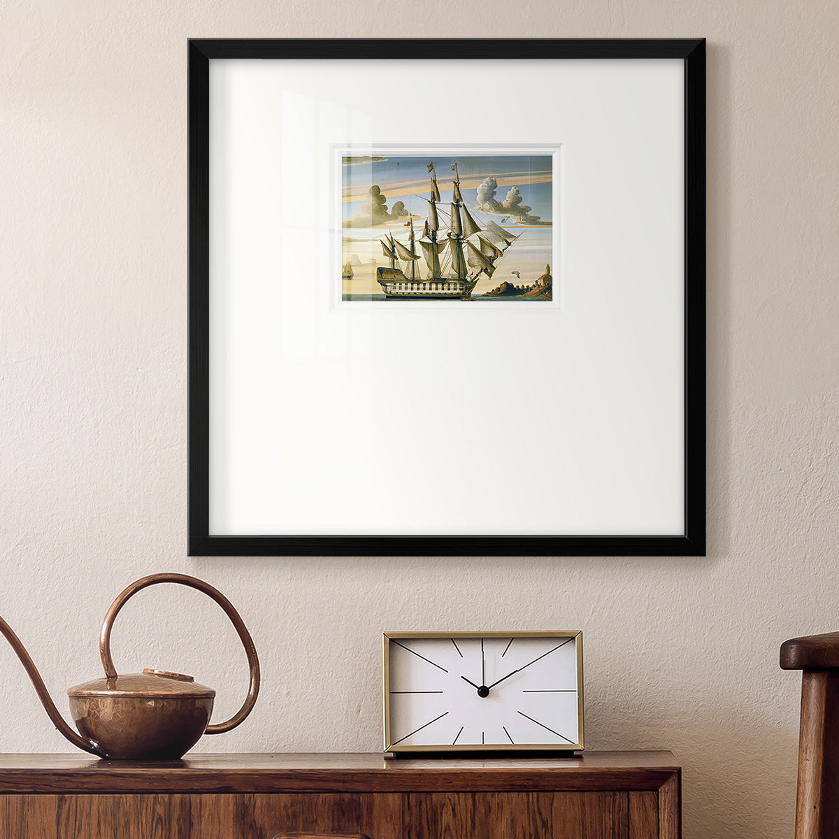 Frigate Premium Framed Print Double Matboard