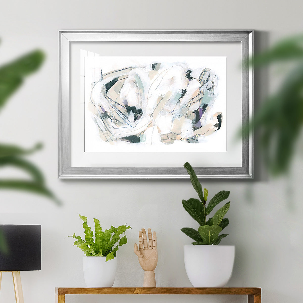 Arctic Helix II - Modern Framed Art Print