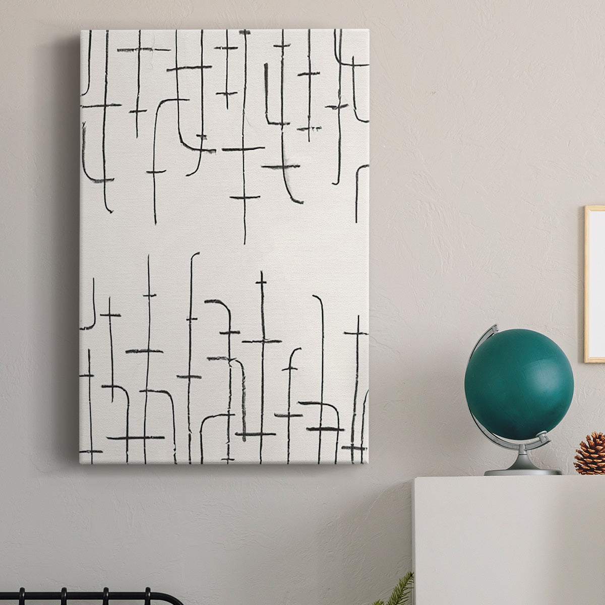 Vertical Arrangement I Premium Gallery Wrapped Canvas - Ready to Hang