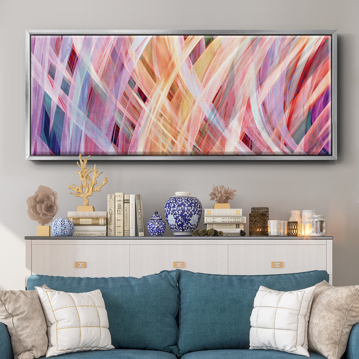 Miranda - Floater Framed Canvas Print