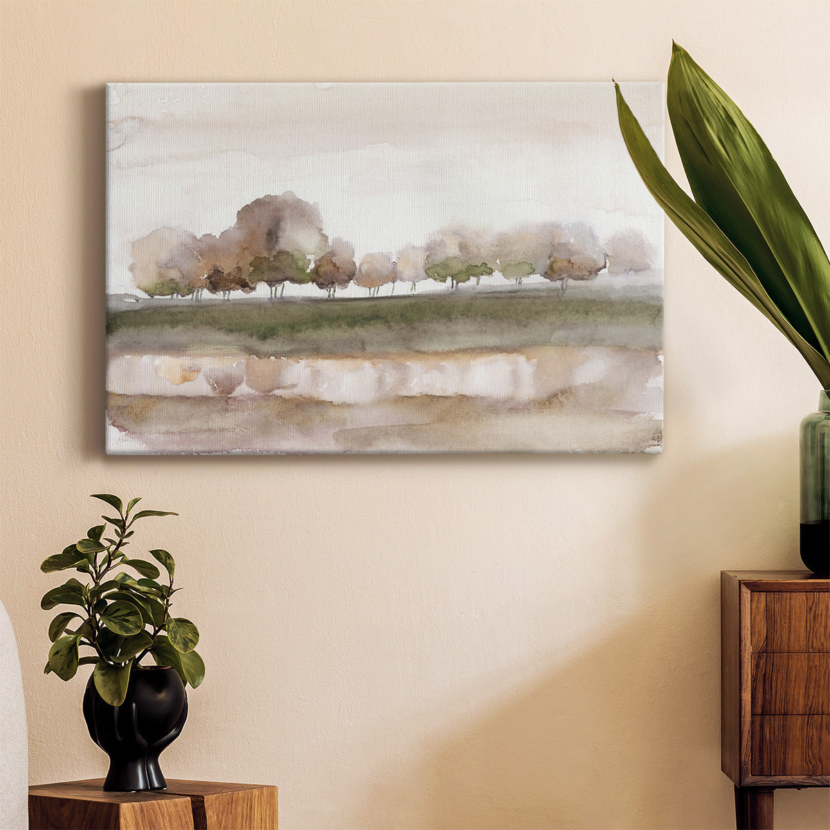 Soft Welcome Spring Premium Gallery Wrapped Canvas - Ready to Hang