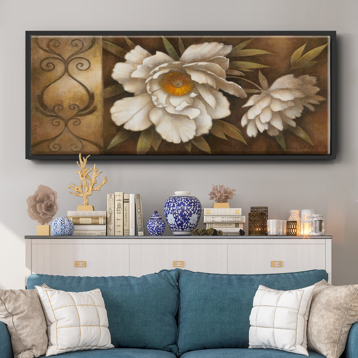 Southern Dusk I - Floater Framed Canvas Print