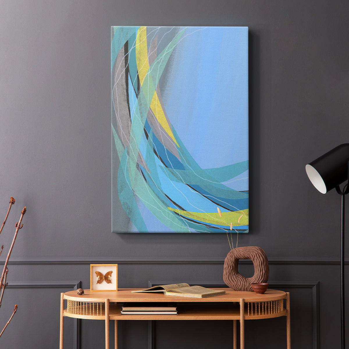 Circulating Flow I - Canvas Art Print