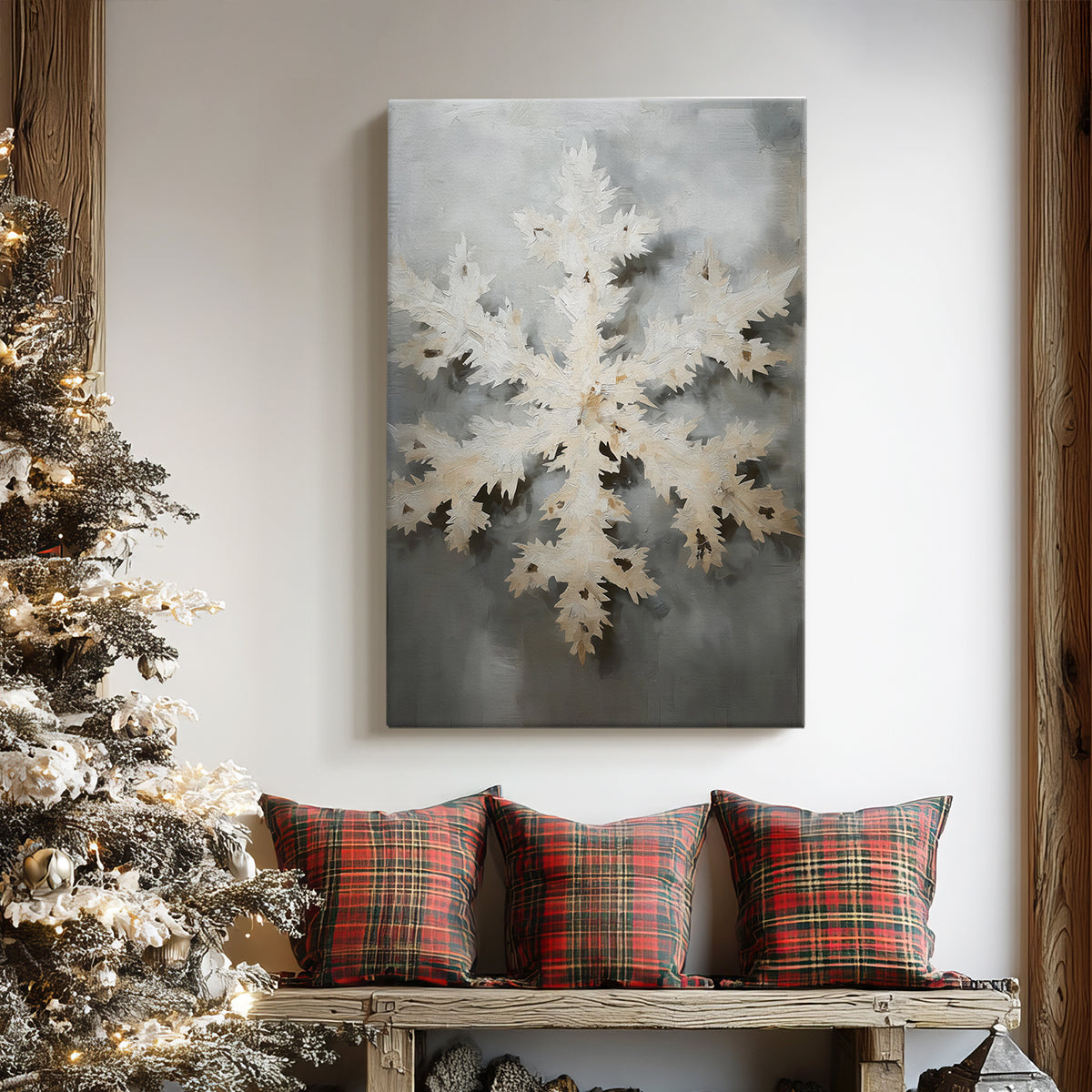 Quiet Lantern at Eve - Canvas Art Print