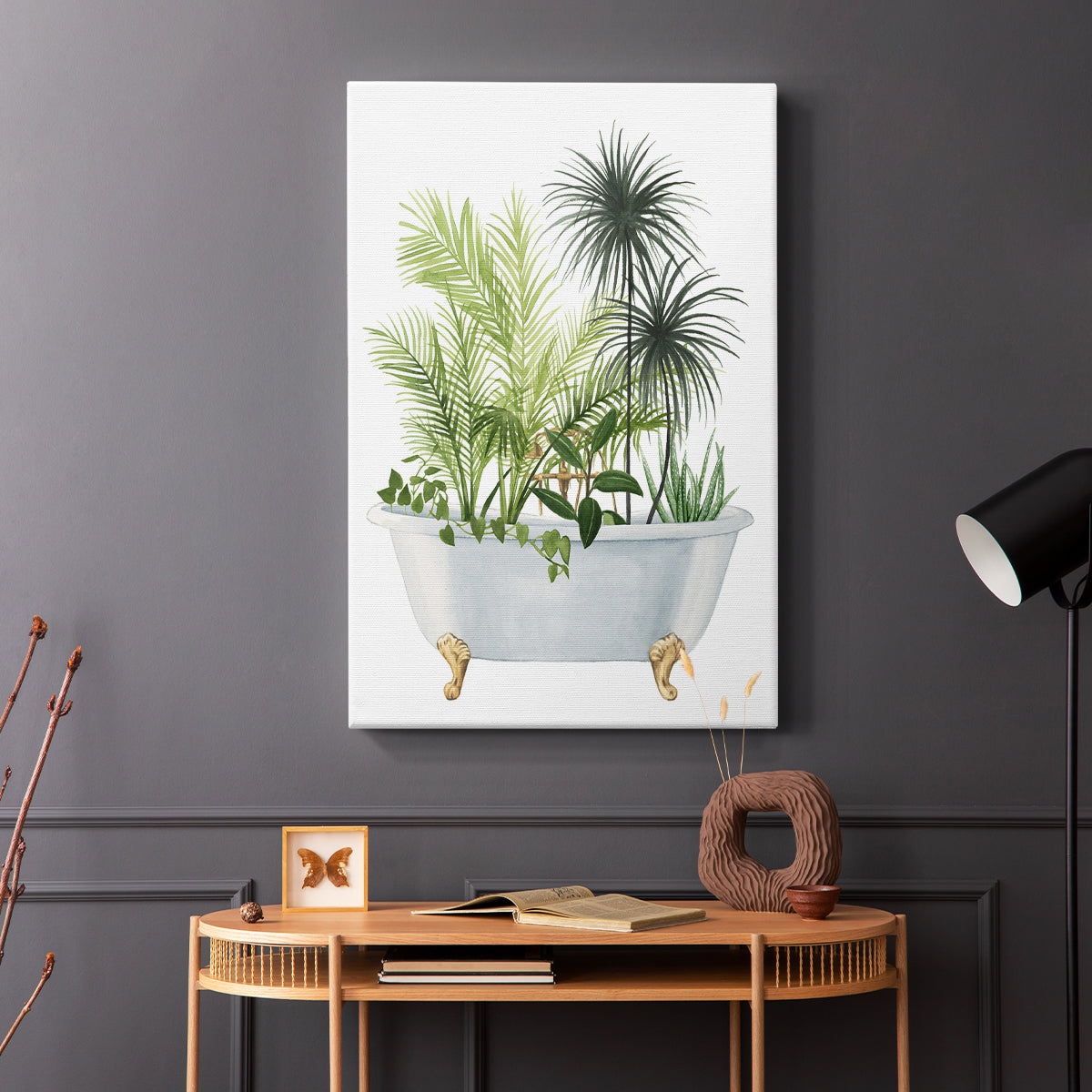 Plant Bath II - Canvas Art Print