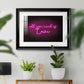Neon Love I - Modern Framed Art Print