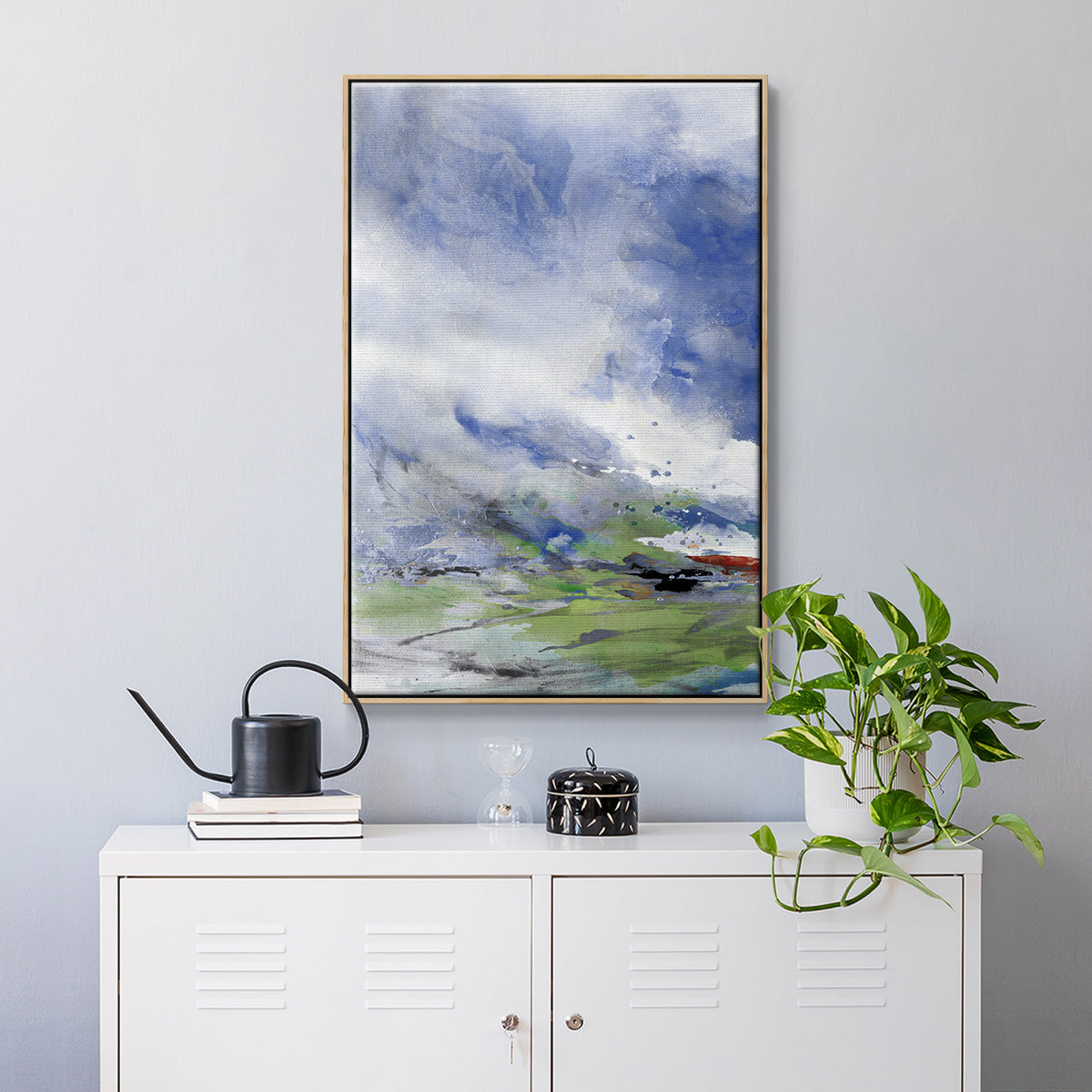 Spring Air I -  Framed Canvas Print