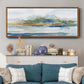 Blue Solace - Floater Framed Canvas Print