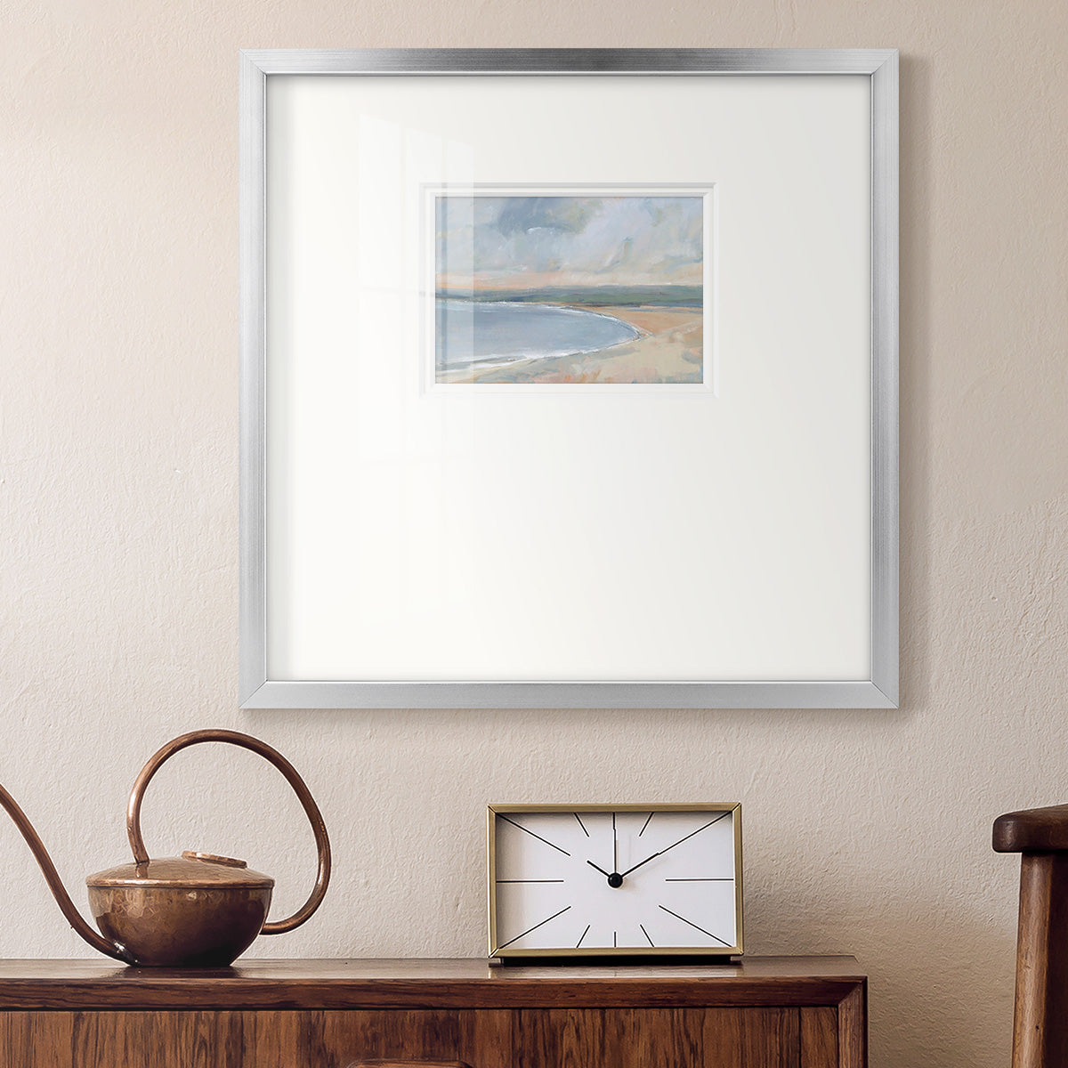 Coastal Study II Premium Framed Print Double Matboard