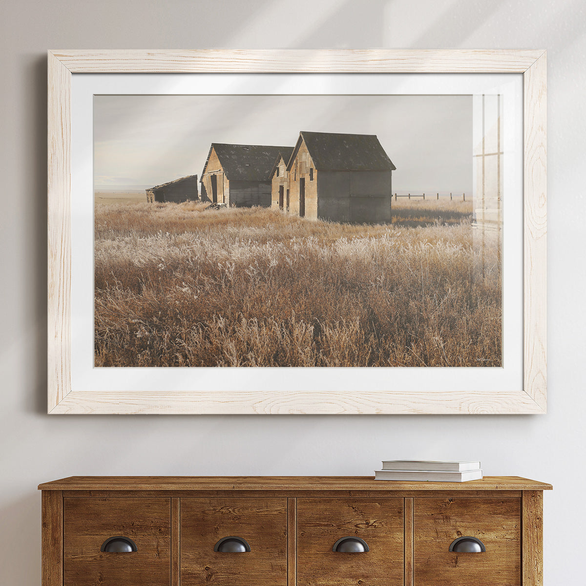 The Old Farm - Barnwood Framed Art Print