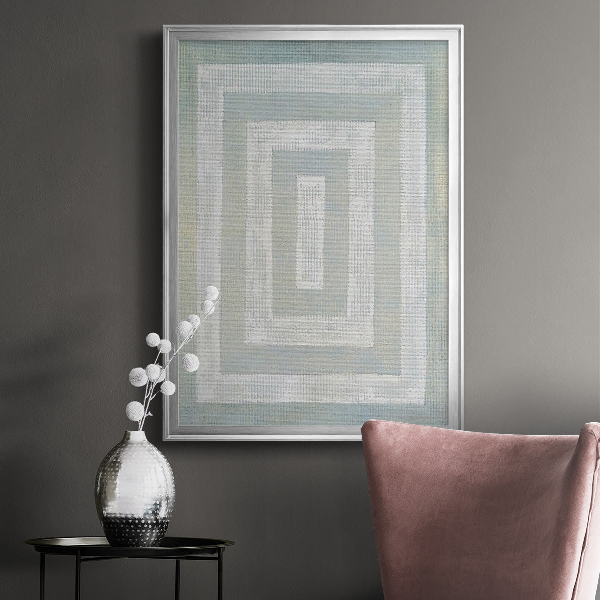 Inner Hall I - Modern Framed Canvas Print