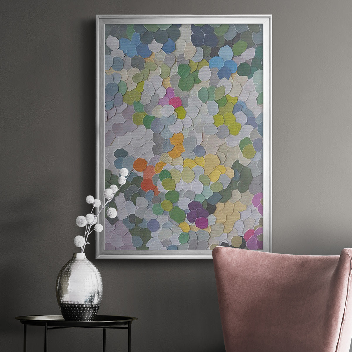 Canne Garden - Modern Framed Canvas Print