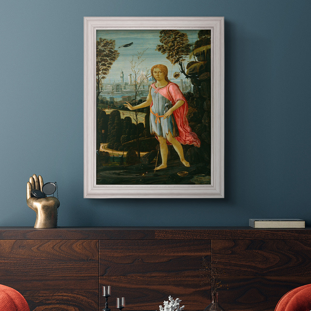 Saint John the Baptist - Ornate Framed Canvas Print