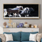 Horse Motion X - Floater Framed Canvas Print