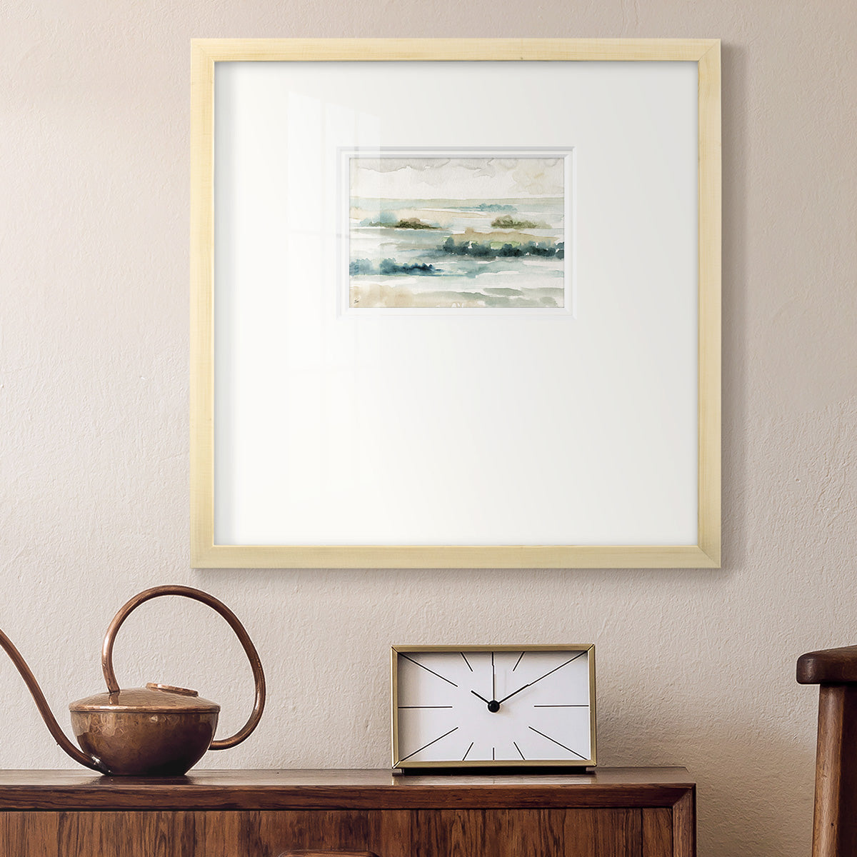 Pastel Panorama Premium Framed Print Double Matboard