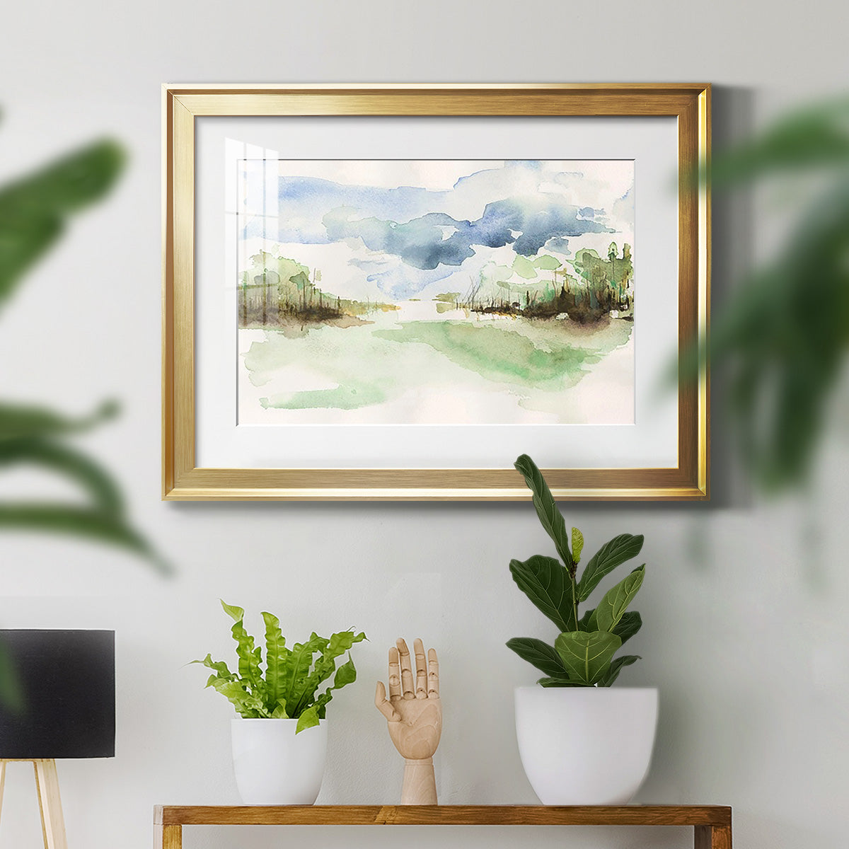 Brush Thickets II - Modern Framed Art Print