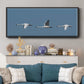 Wing Up Wing down - Floater Framed Canvas Print