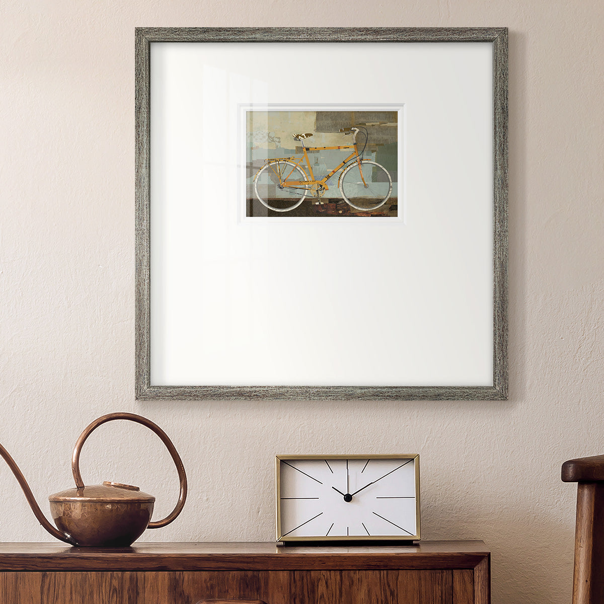 The Musician- Premium Framed Print Double Matboard