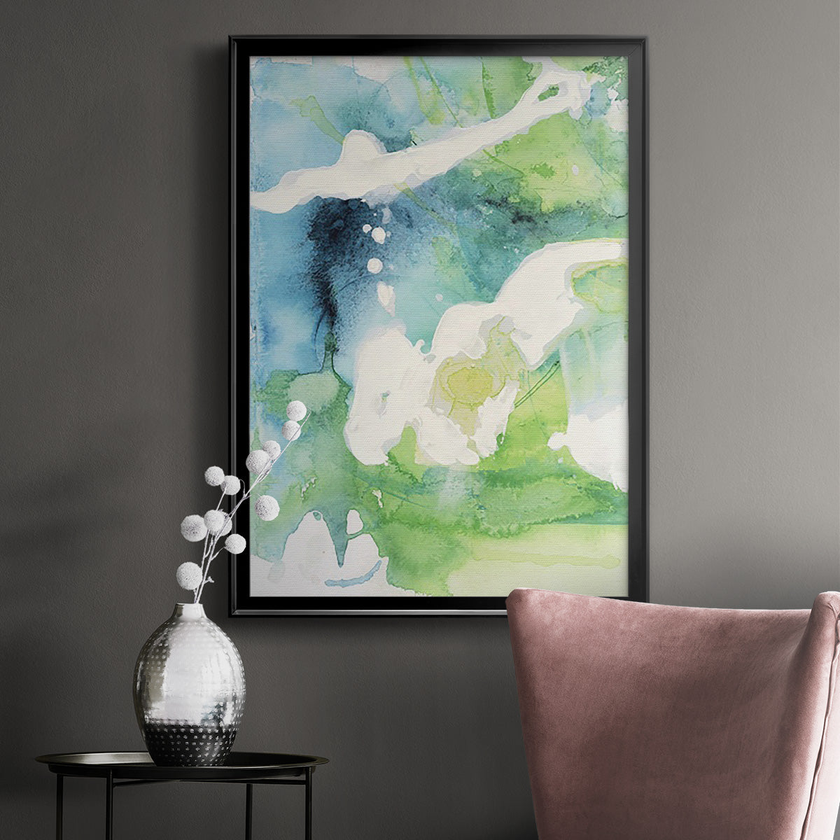 Rising Above I - Modern Framed Canvas Print
