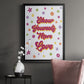 Show Yourself More Love - Modern Framed Canvas Print