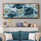 Blue on Blue - Floater Framed Canvas Print
