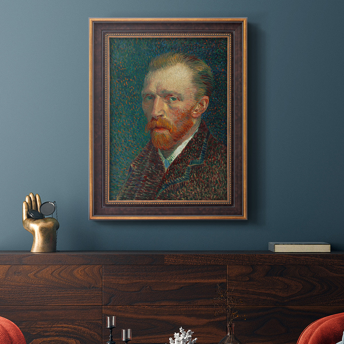 Self-Portrait, 1887 - Ornate Framed Canvas Print